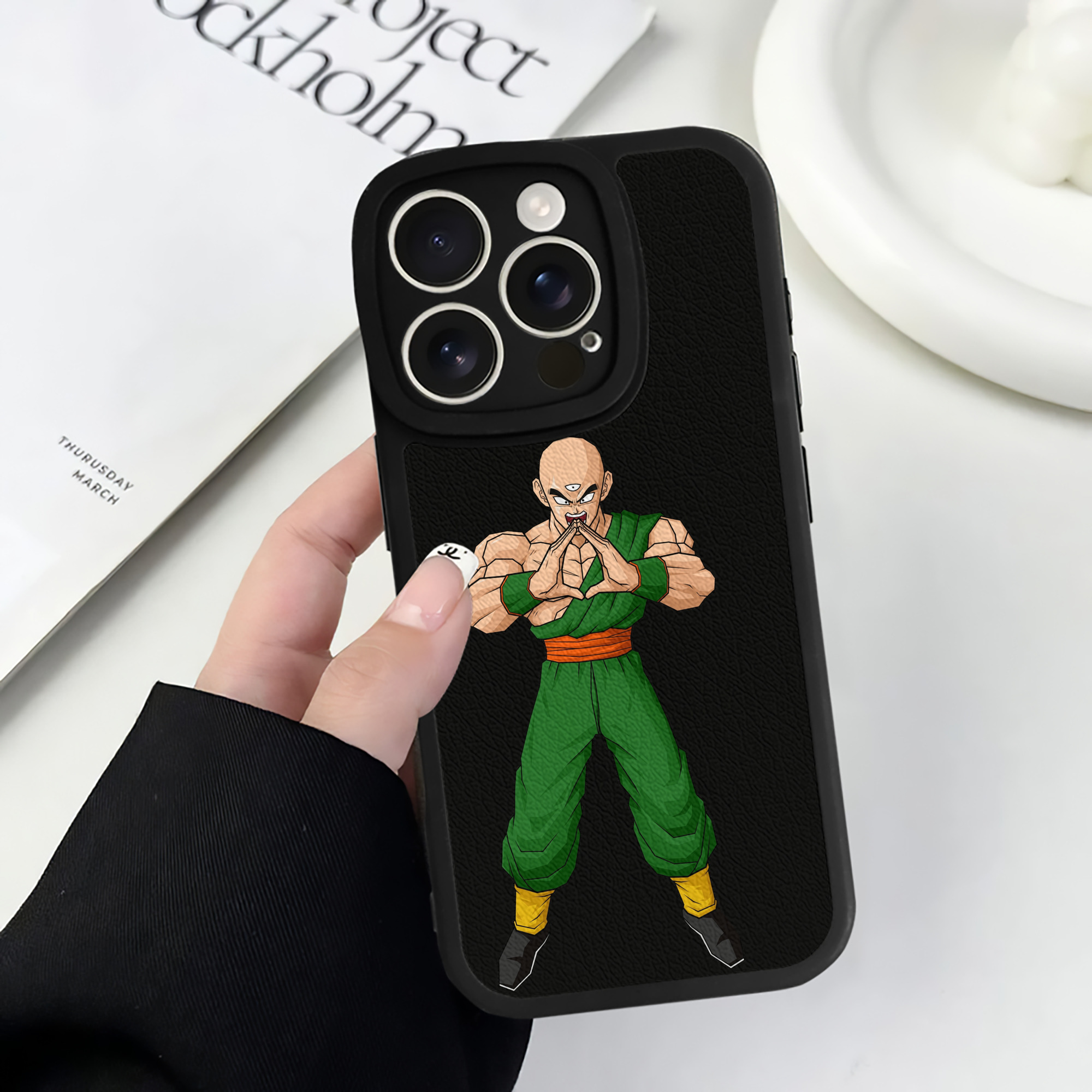 （画像用） ドラゴンボール DRAGON BALL 【iPhone 16シリーズ対応】シリコンスマホケース（レザー調） 材質：シリコン